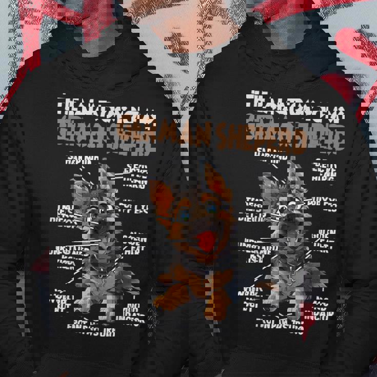 ジャーマン シェパードの犬の散歩犬愛好家のジャーマン シェパード パーカー 面白い贈り物