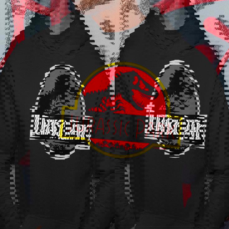 ジュラシックパークのロゴ 公式ライセンス商品。 パーカー 面白い贈り物