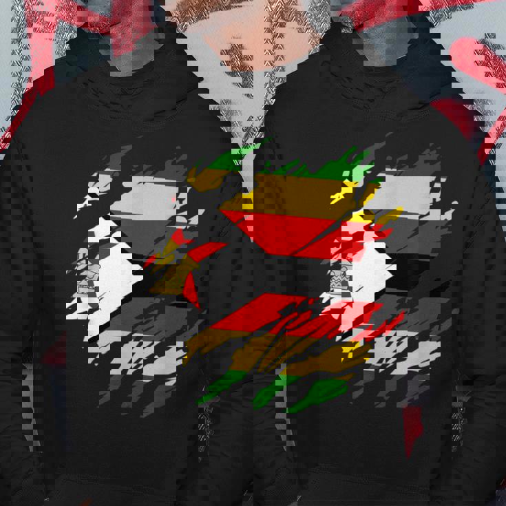 ジンバブエの旗ジンバブエ パーカー 面白い贈り物