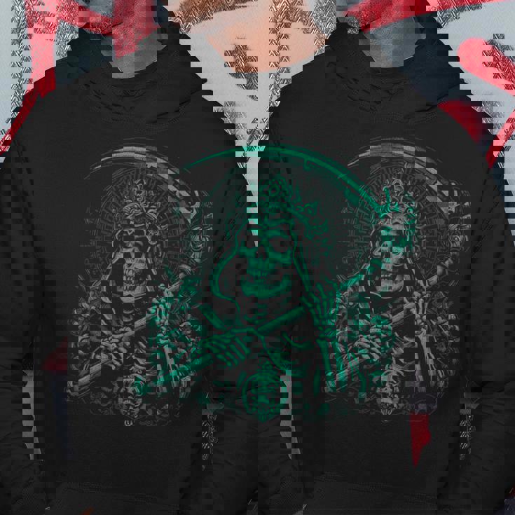 スカル サンタ ムエルテ エル ジェフェ パーカー 面白い贈り物