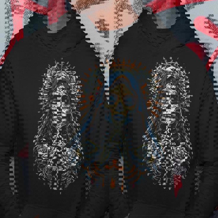 スカル サンタ ムエルテ クリスチャン パーカー 面白い贈り物