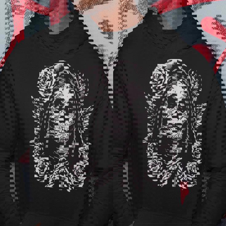 スカル サンタ ムエルテ 死神 パーカー 面白い贈り物