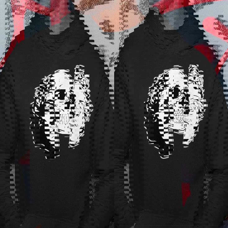 スカル×スタチュー パーカー 面白い贈り物