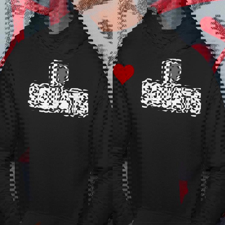 スクワットが大好き パーカー 面白い贈り物