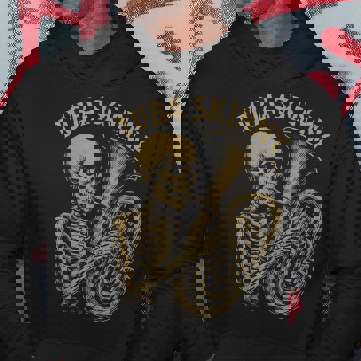 スケルトン チューバ スキニー パーカー 面白い贈り物