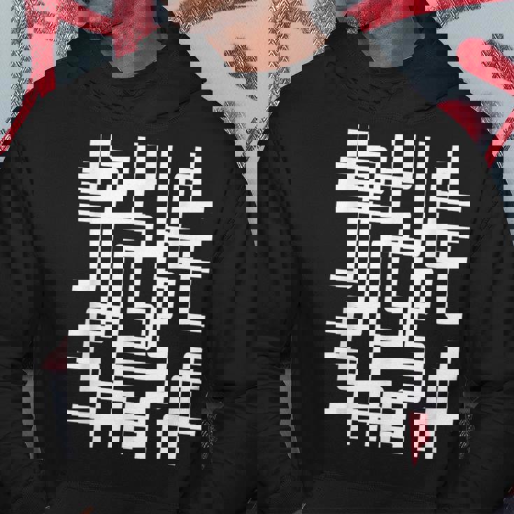 スタイリッシュ幾何学模様 パーカー 面白い贈り物