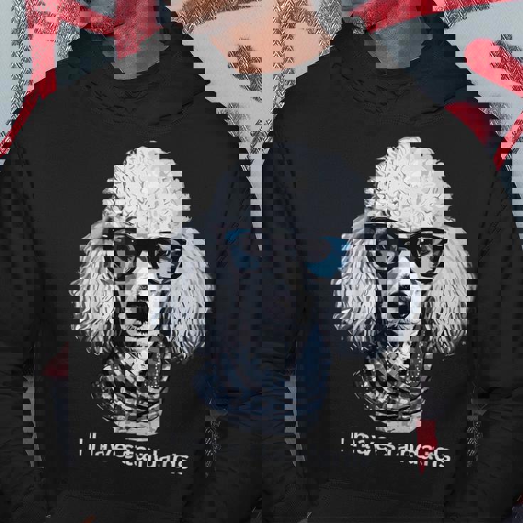 スタンダードプードル愛好家、I Havetandards、面白いプードルデザイン。 パーカー 面白い贈り物