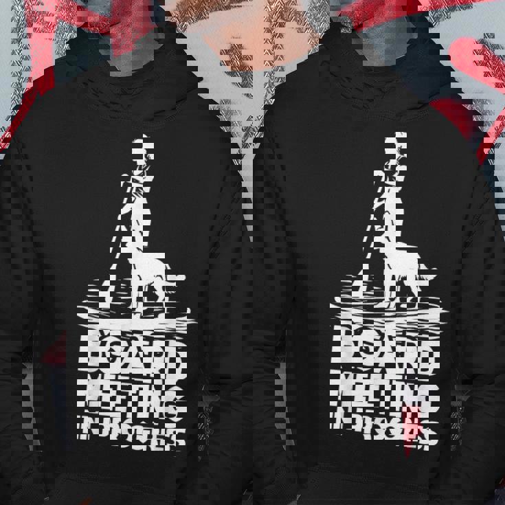 スタンドアップ パドリングボード ミーティングup 犬upボード パドリング パーカー 面白い贈り物