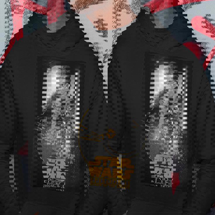 スター・ウォーズ クラシック エピソードii クローンの攻撃ポスター パーカー 面白い贈り物