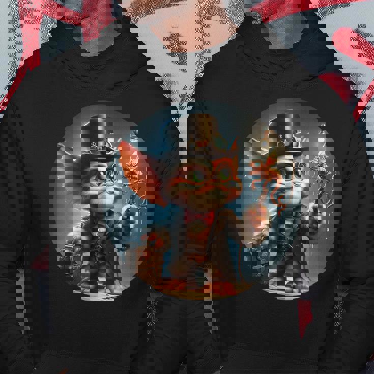 スチームパンク グレムリン クリーチャー マッドサイエンティスト パーカー 面白い贈り物