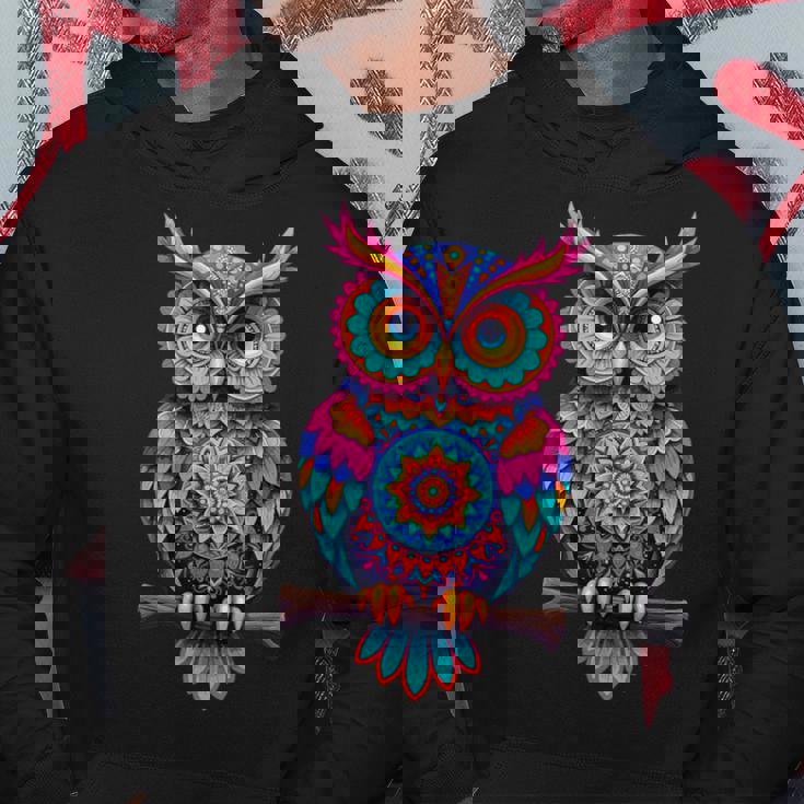 ストリートアートファンのためのストリートアートフクロウ、アーティストスプレー。 パーカー 面白い贈り物