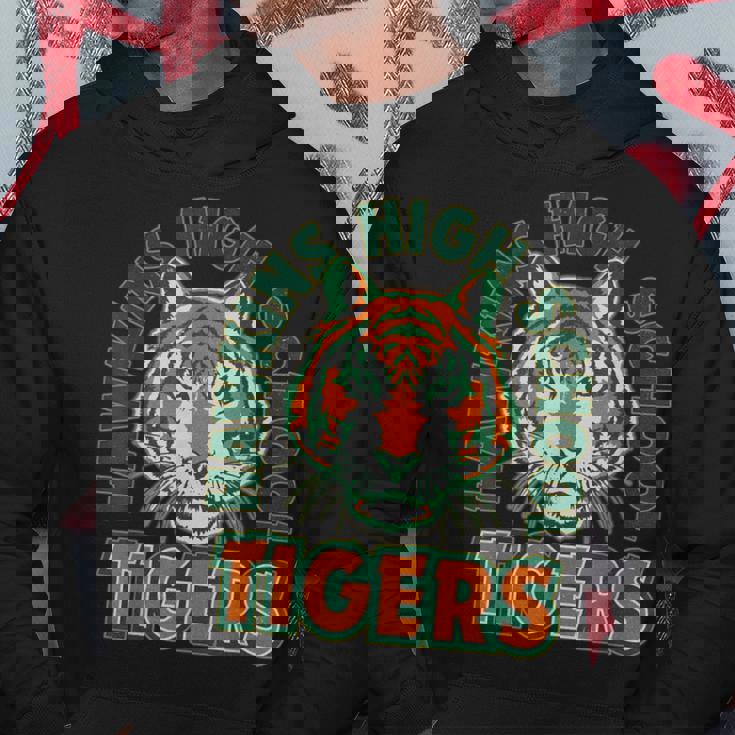 ストレンジャー・シングス ホーキンス・ハイ・タイガース 凝視ファン記念品 パーカー 面白い贈り物