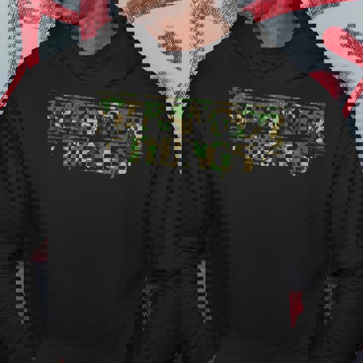 ストレンジャー・シングス ロゴ 迷彩 デモゴルゴン アンティーク調 逆さま パーカー 面白い贈り物