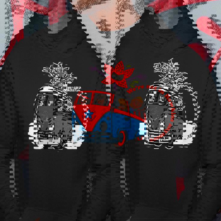 ストレンジャー・シングス・コード・レッド・ロード・トリップ・デモゴルゴン・アート パーカー 面白い贈り物