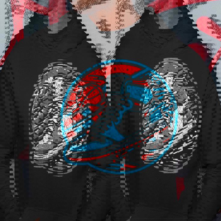 スニーカーヘッドバスケットボールファン パーカー 面白い贈り物