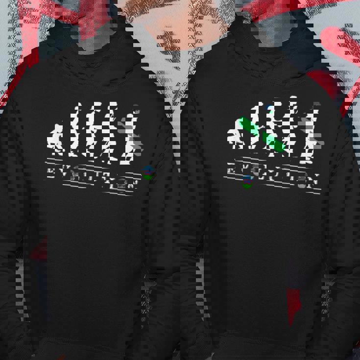 おもしろ スノボ 人類の進化 かっこいい シルエット スノーボード ネタ デザイン 記念品 スノボ選手 パーカー 面白い贈り物