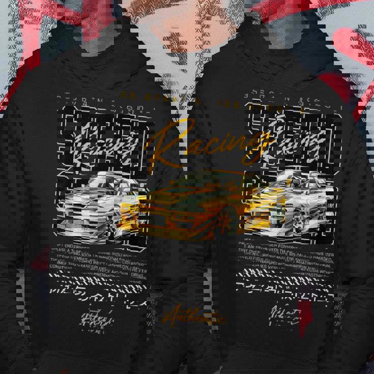 スピードレトロヴィンテージジャパニーズjdm東京ジャパンドリフトレースカー パーカー 面白い贈り物