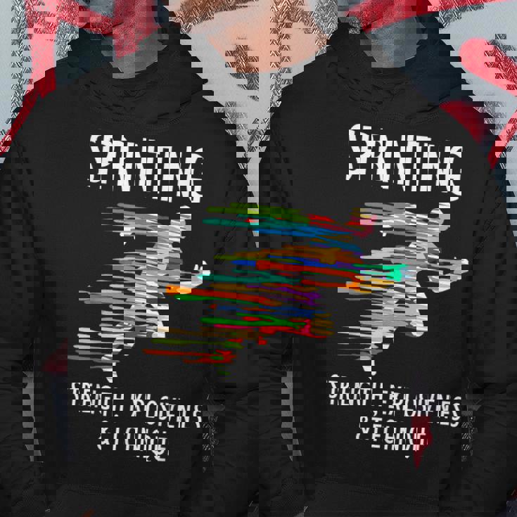 スプリント 短距離 趣味 陸上競技 スキルアップ パーカー 面白い贈り物