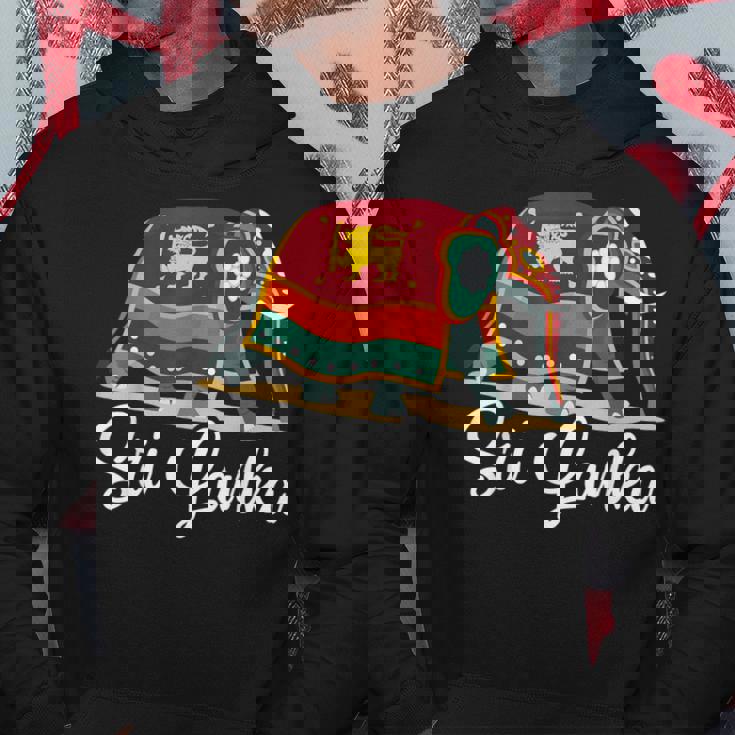 スリランカの国旗と友情 パーカー 面白い贈り物