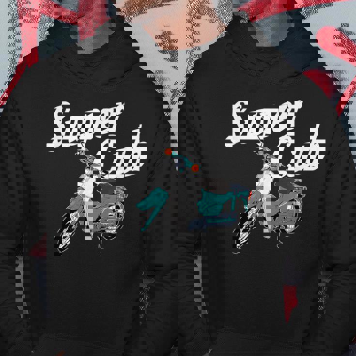 スーパーカブ 50 110 125 バイク ミニ モト スクーター カスタム 原付 二種 パーカー 面白い贈り物