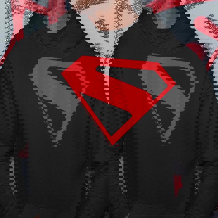 スーパーマン映画デザインのスーパーマンシルエット。 パーカー 面白い贈り物