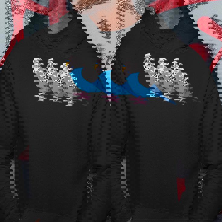 セキセイインコ鳥、セキセイインコ青い鳥 パーカー 面白い贈り物