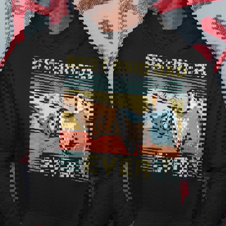 セキセイダッド 鳥好き 父 動物愛好家 鳥の男 パーカー 面白い贈り物