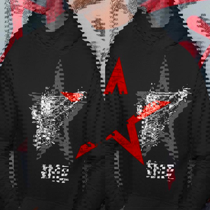 ソジュス・ロケット 宇宙ソビエト連邦 ロシア共産主義 パーカー 面白い贈り物