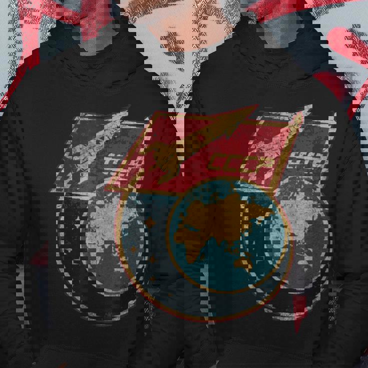 ソビエト連邦 宇宙 スプートニク ロケット Cccp ソ連 プロパガンダ パーカー 面白い贈り物