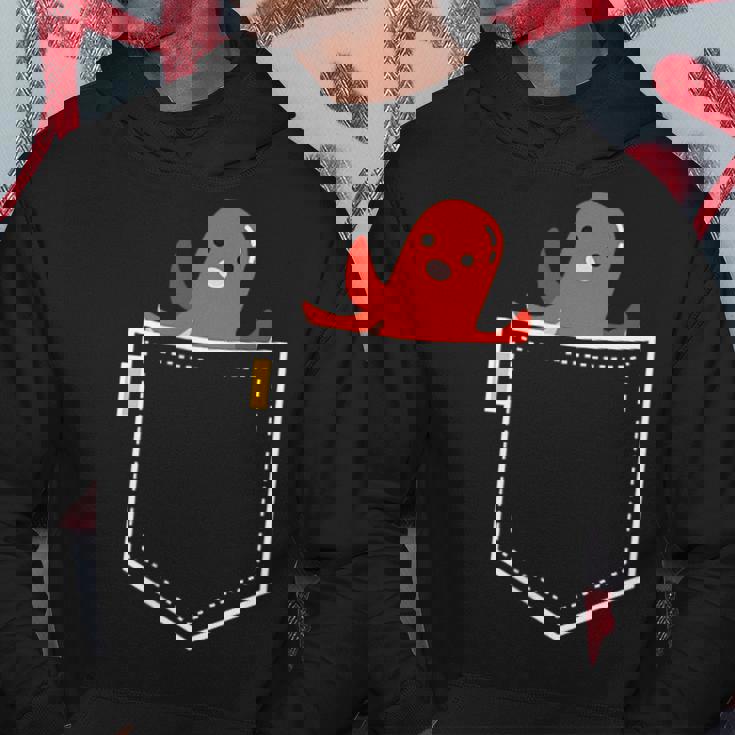 タコさんウインナー たこさん ウインナー 食べ物 イラスト ワンポイント ポケット デザイン かわいい おもしろ パーカー 面白い贈り物