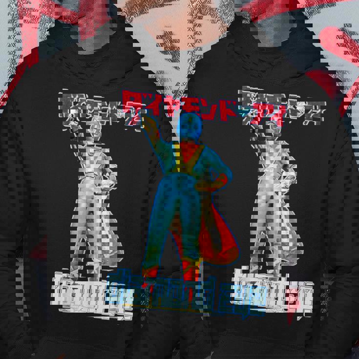 ダイヤモンドアイ 光の戦士 東宝 日本人ヒーロー パーカー 面白い贈り物