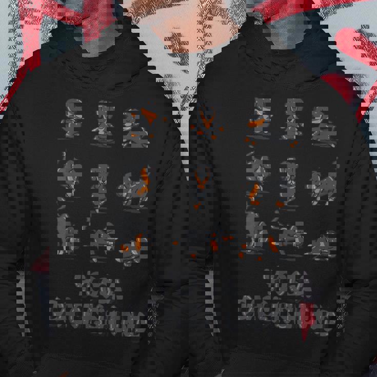 ダックスフンド ヨガシャツ Weiner 瞑想 禅 ヨガ 犬好き パーカー 面白い贈り物