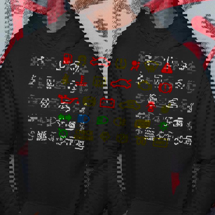 ダッシュボードインジケーターライト 面白い パーカー 面白い贈り物