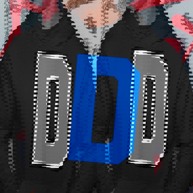 ダブリン郡 スカイブルー ネイビー アルファベット D ゲール語 フットボール ハーリング パーカー 面白い贈り物