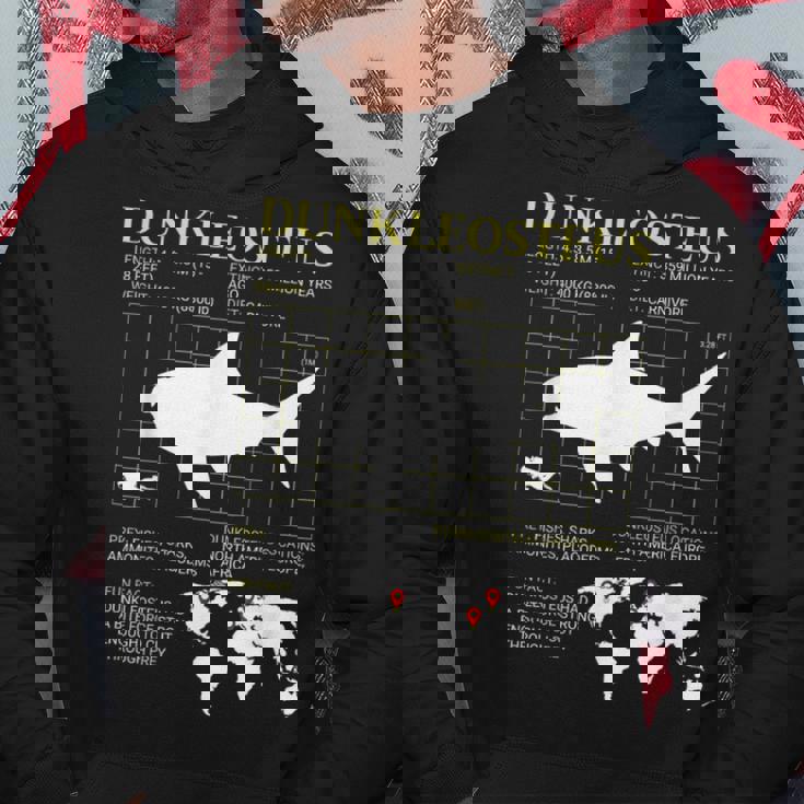 ダンクルオステウス デボン紀の海の怪物 絶滅動物 パーカー 面白い贈り物