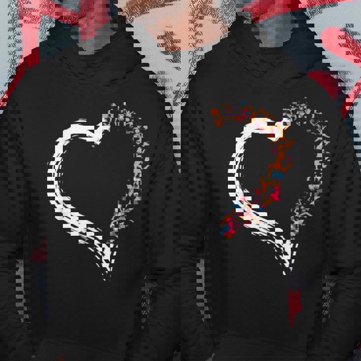 チア・チアリーディング・ハート パーカー 面白い贈り物