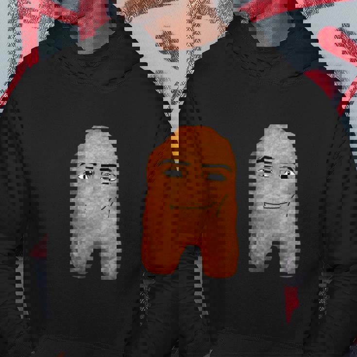 チキンナゲットマンフェイスカウボーイミーム パーカー 面白い贈り物