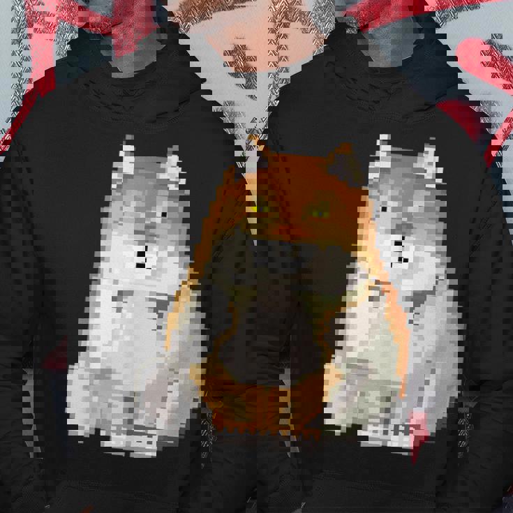 チベットスナギツネ ドット絵 ピクセルアート 虚無 ゲーム レトロゲーム ミーム パーカー 面白い贈り物