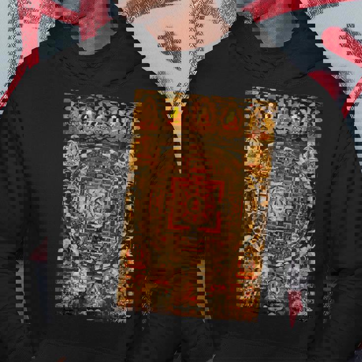 チベット曼荼羅 仏教 スピリチュアル タンカ 芸術 仏教 パーカー 面白い贈り物