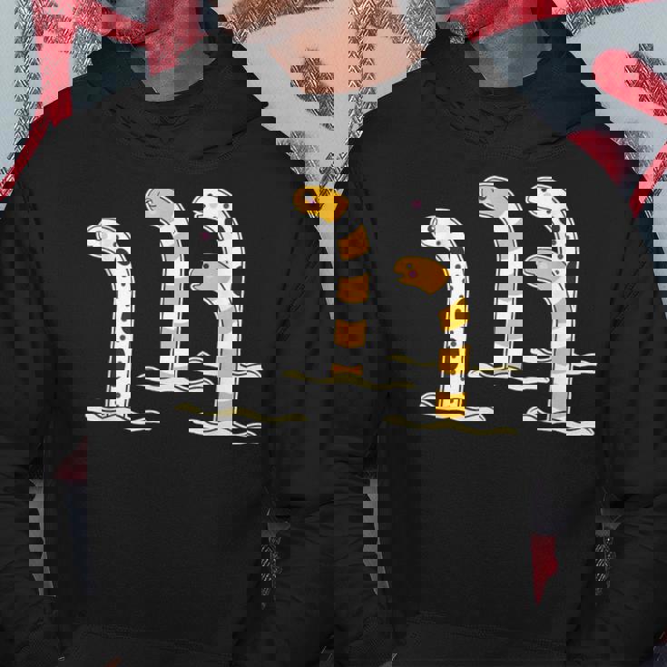 チンアナゴ & ニシキアナゴ【どうぶつフレンズ】水族館の生き物 かわいい 面白 動物 イラスト パーカー 面白い贈り物