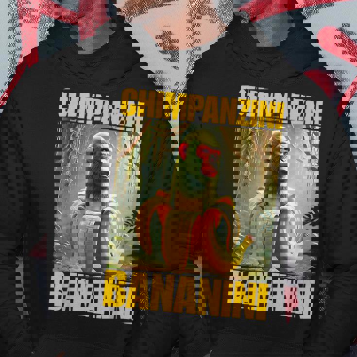 チンパンジーニ バナニーニ イタリアのブレインロットミーム パーカー 面白い贈り物