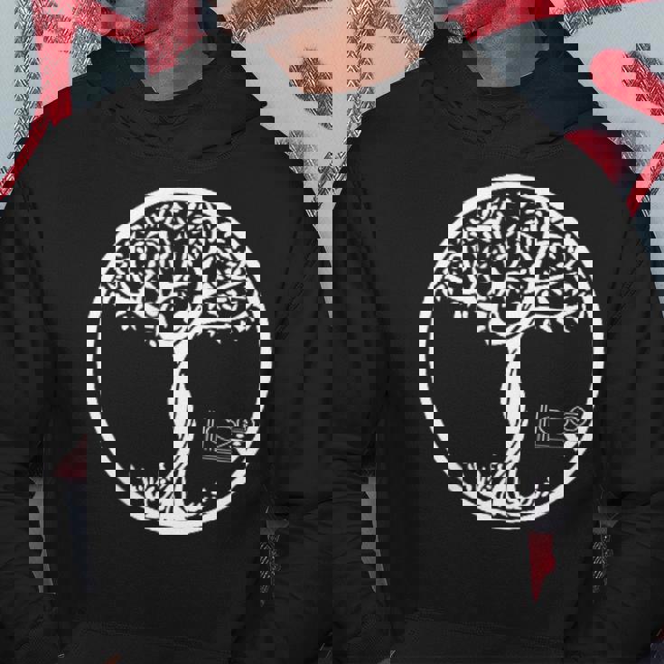 ツリーラブツリーラブアートデザインディスクツーザウェイオブツリーサス パーカー 面白い贈り物