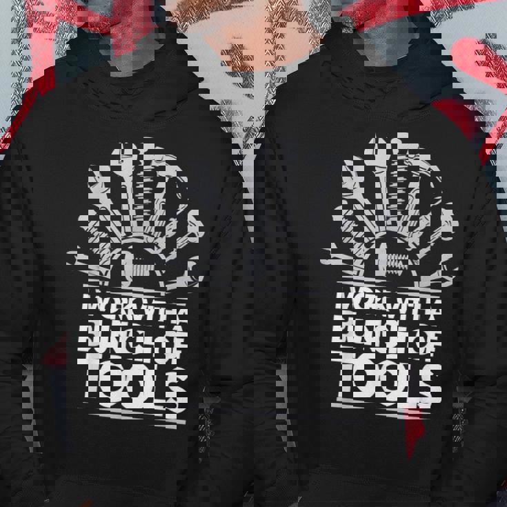 ツール 面白い メカニック 工具を使って仕事 お父さん 夫 ギフト アイデア パーカー 面白い贈り物