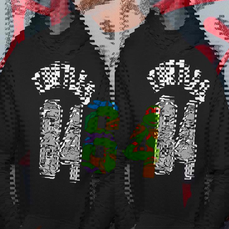 ティーンエイジ・ミュータント・ニンジャ・タートルズ 84フィート グループコラージュ パーカー 面白い贈り物