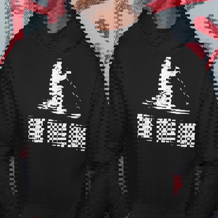 テレマーク スキーライフ パーカー 面白い贈り物