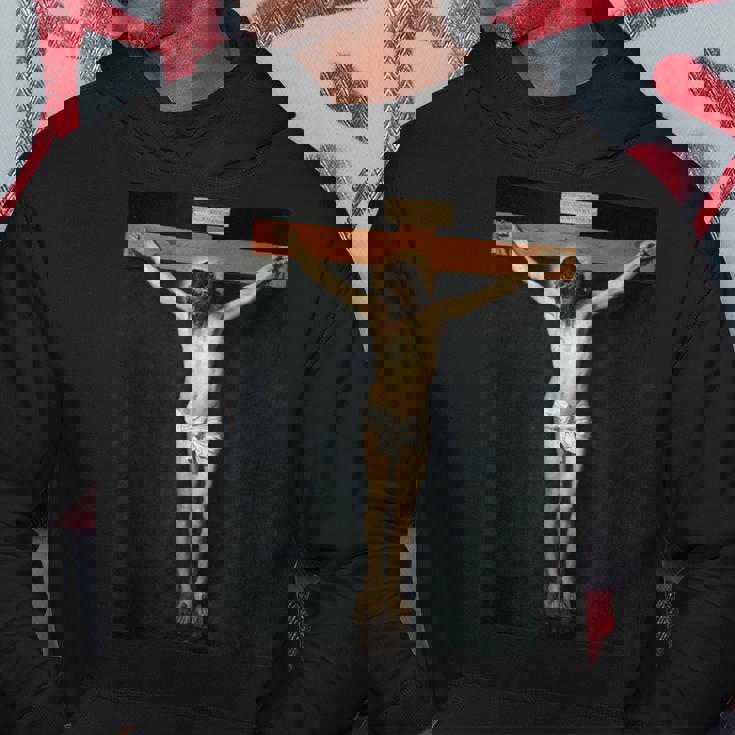 ディエゴベラスケス-＃2十字架につけられたイエスキリスト パーカー 面白い贈り物