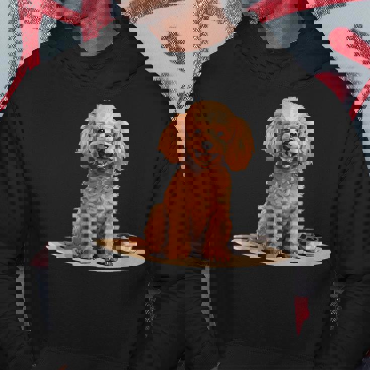 トイプードル 犬種 ペット かわいいグラフィック パーカー 面白い贈り物