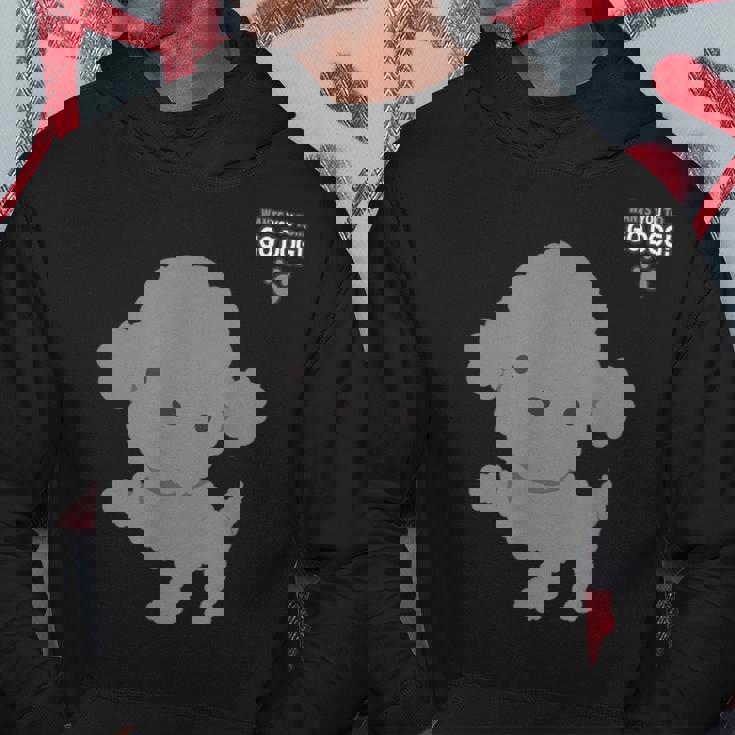 トイプードルシリーズ「シルバー（グレー）」 パーカー 面白い贈り物