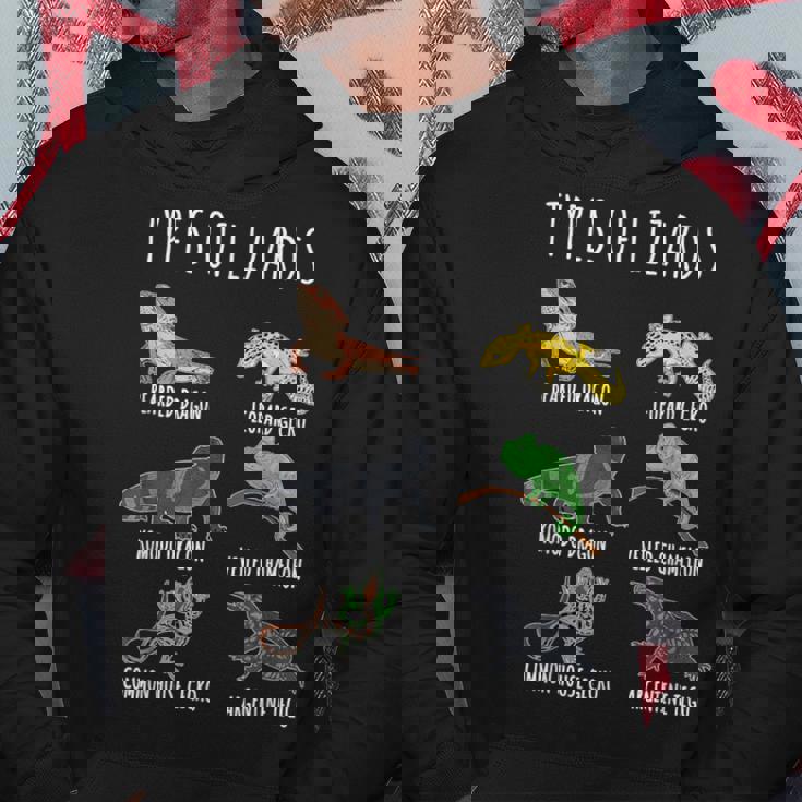 トカゲの種類 知育コレクション かわいいトカゲ愛好家 パーカー 面白い贈り物