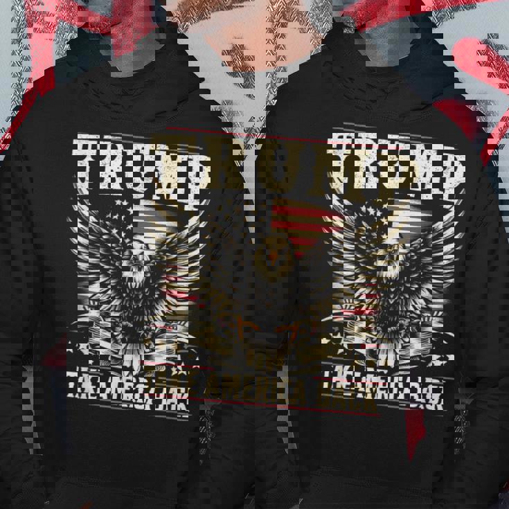 トランプ 2024 テイク・アメリカ・バック トランプ大統領 パーカー 面白い贈り物